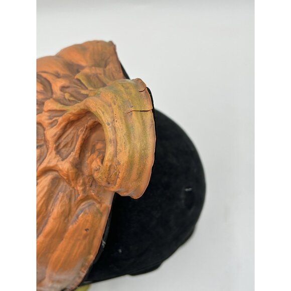 Evil Eyes & Mouth Light Up Pumpkin Horror Mask Halloween Costume Face Mask - Picture 8 of 11